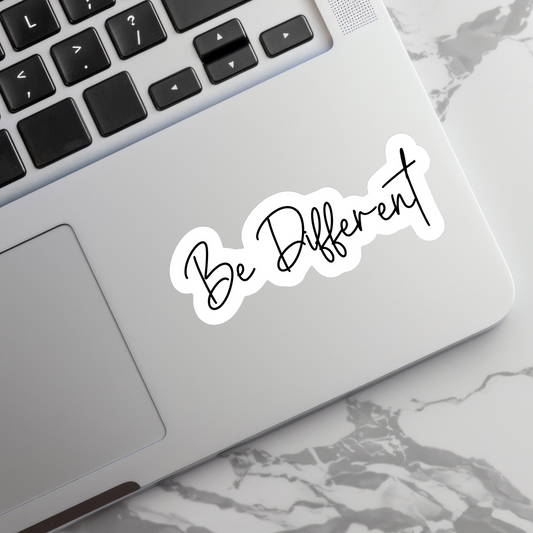 Be Different Sticker