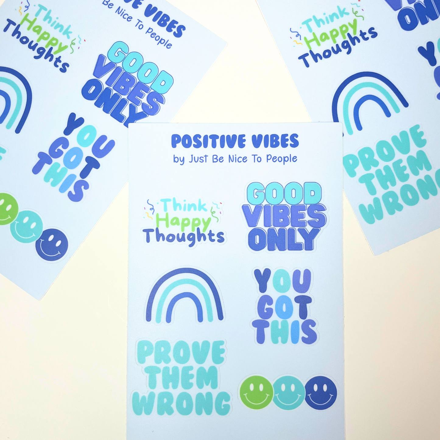 Positive Vibes Sticker Sheet